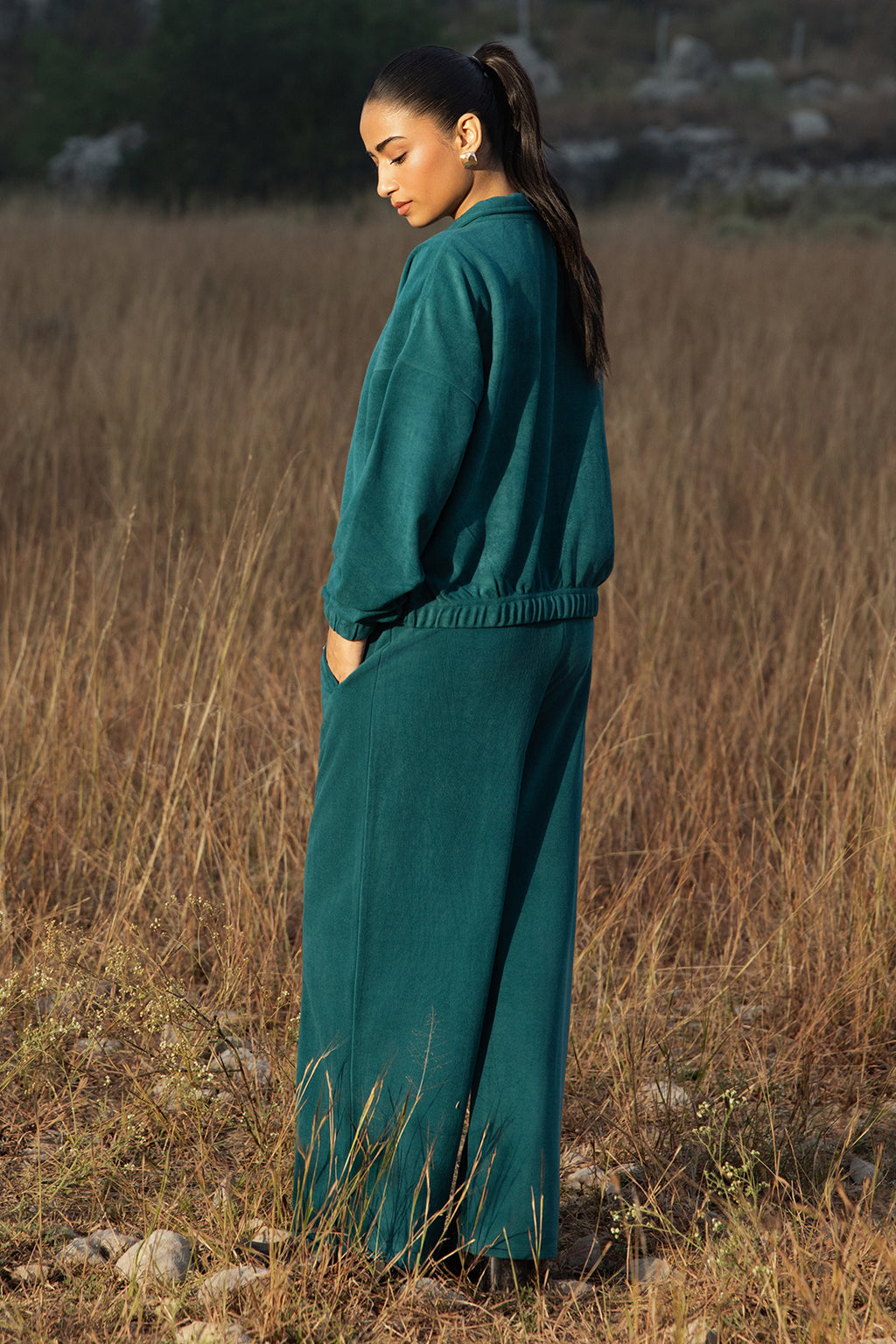 Velour Co-Ord Set Trouser - 5003