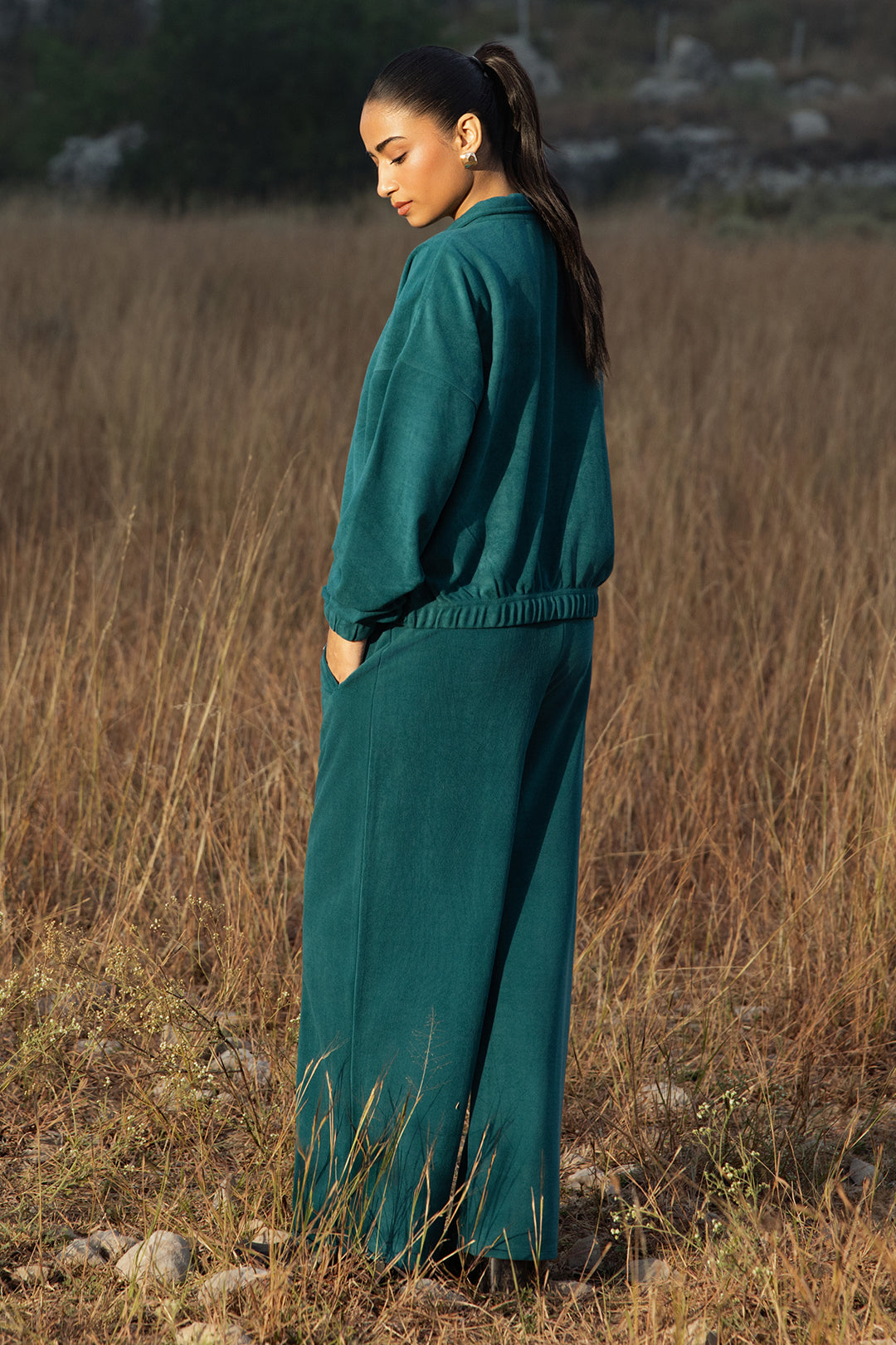Velour Co-Ord Set Trouser - 5003