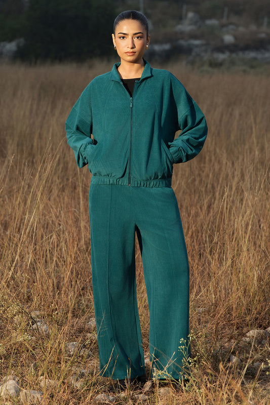 Velour Co-Ord Set Shirt - 5003