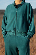 Velour Co-Ord Set Shirt - 5003