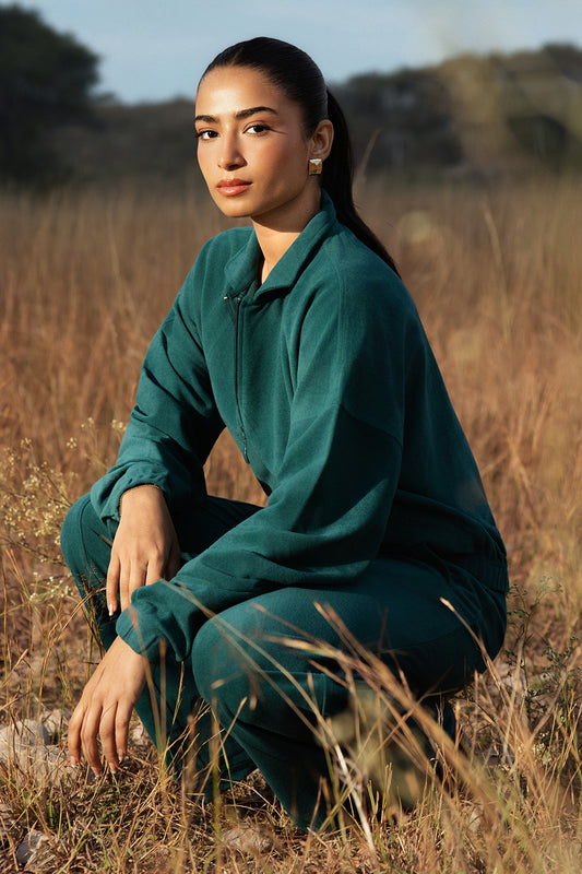 Velour Co-Ord Set Shirt - 5003