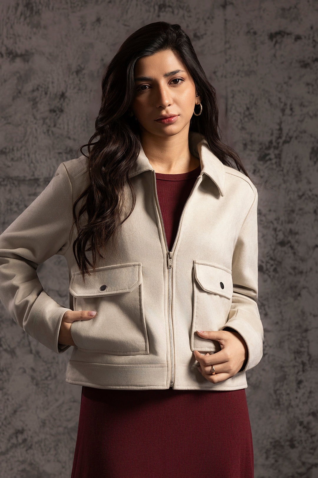 Suede Jacket - 5001