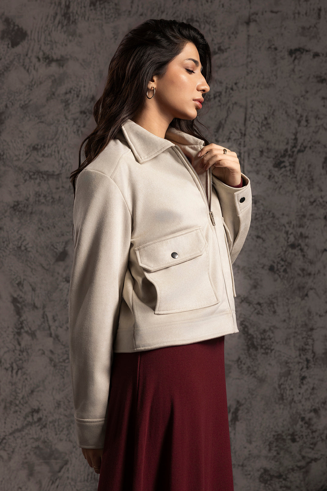 Suede Jacket - 5001