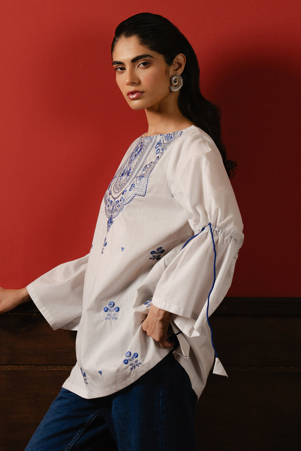 Embroidered Shirt - 1079