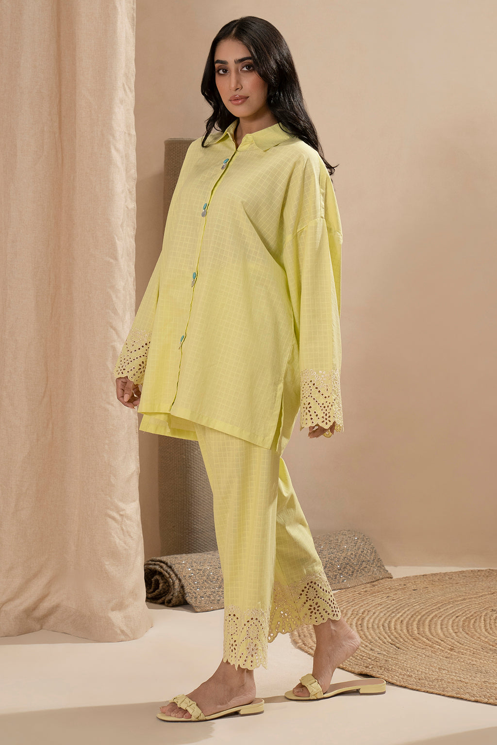 Embroidered Co-Ord Set - 0075