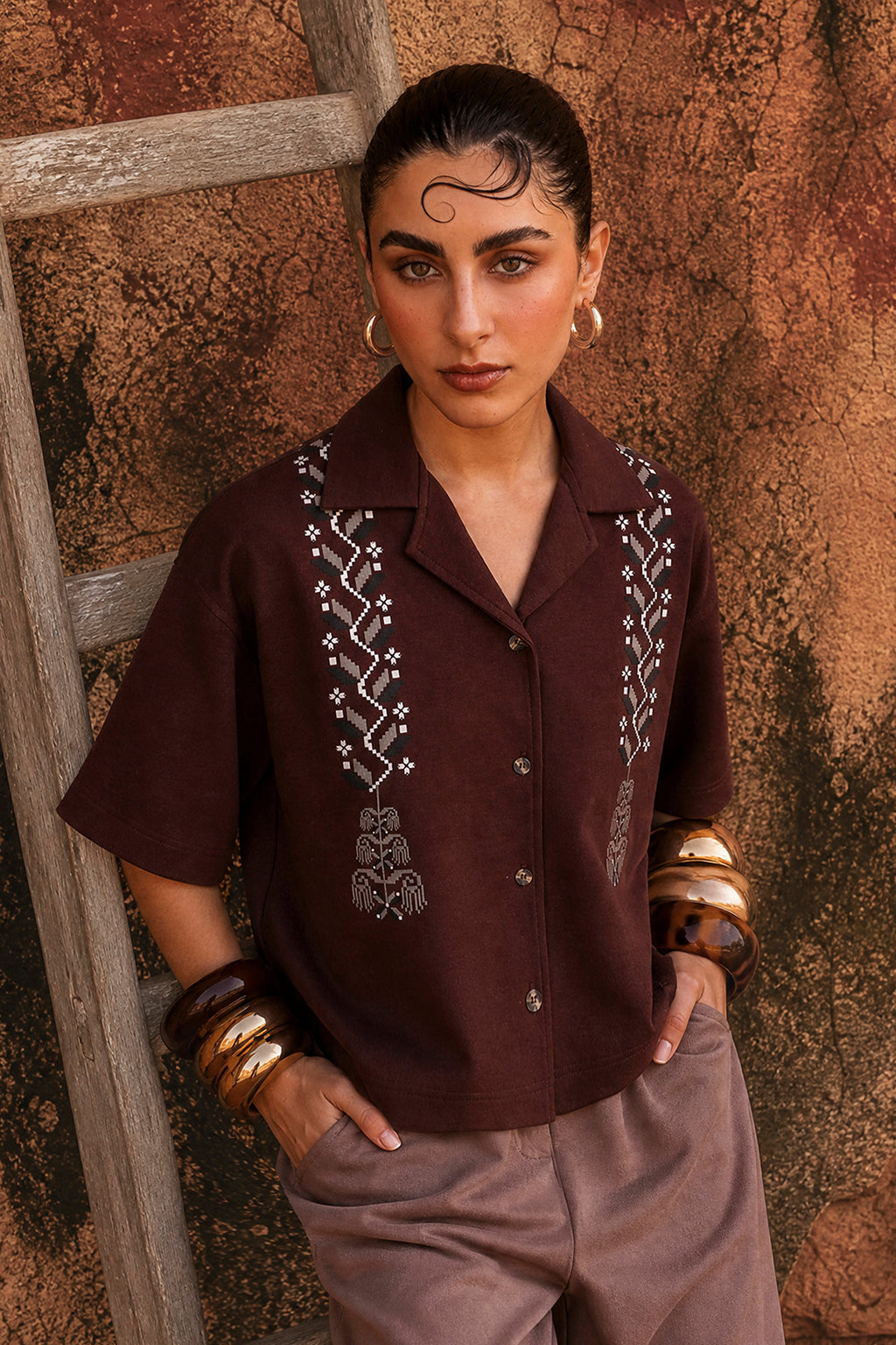 Co-Ord Set Shirt - 1034