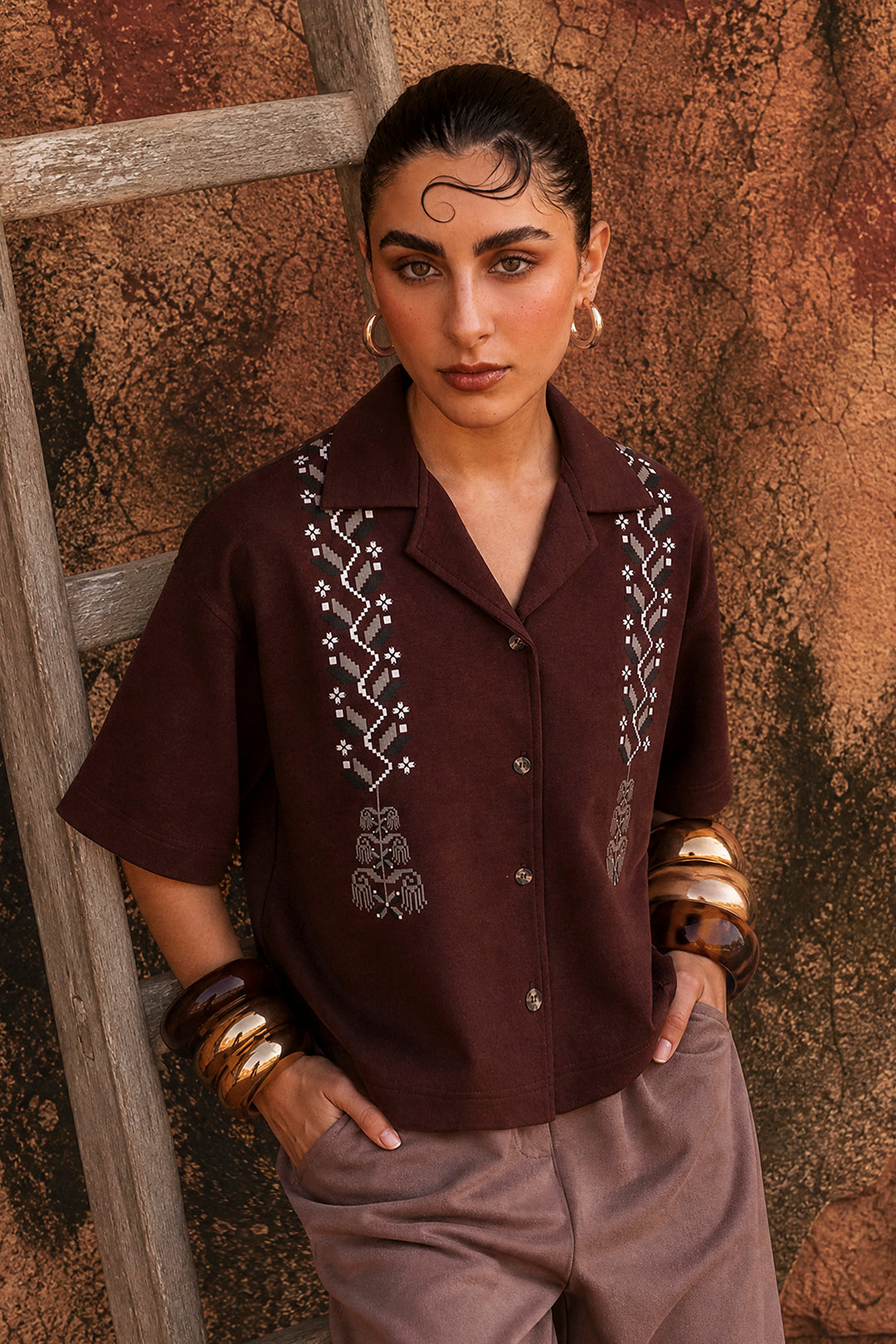 Co-Ord Set Shirt - 1034