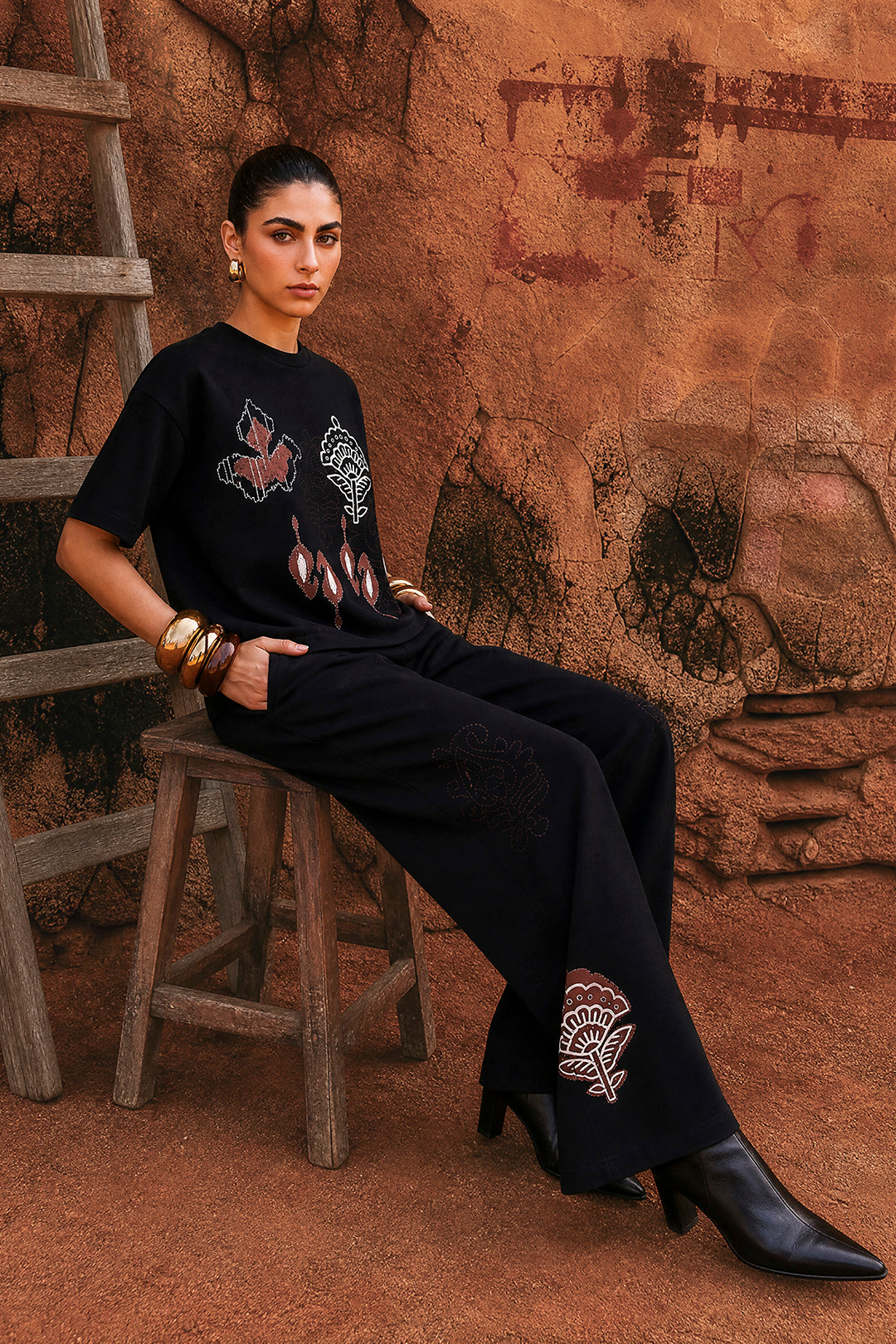 Co-Ord Set T-Shirt - 1035