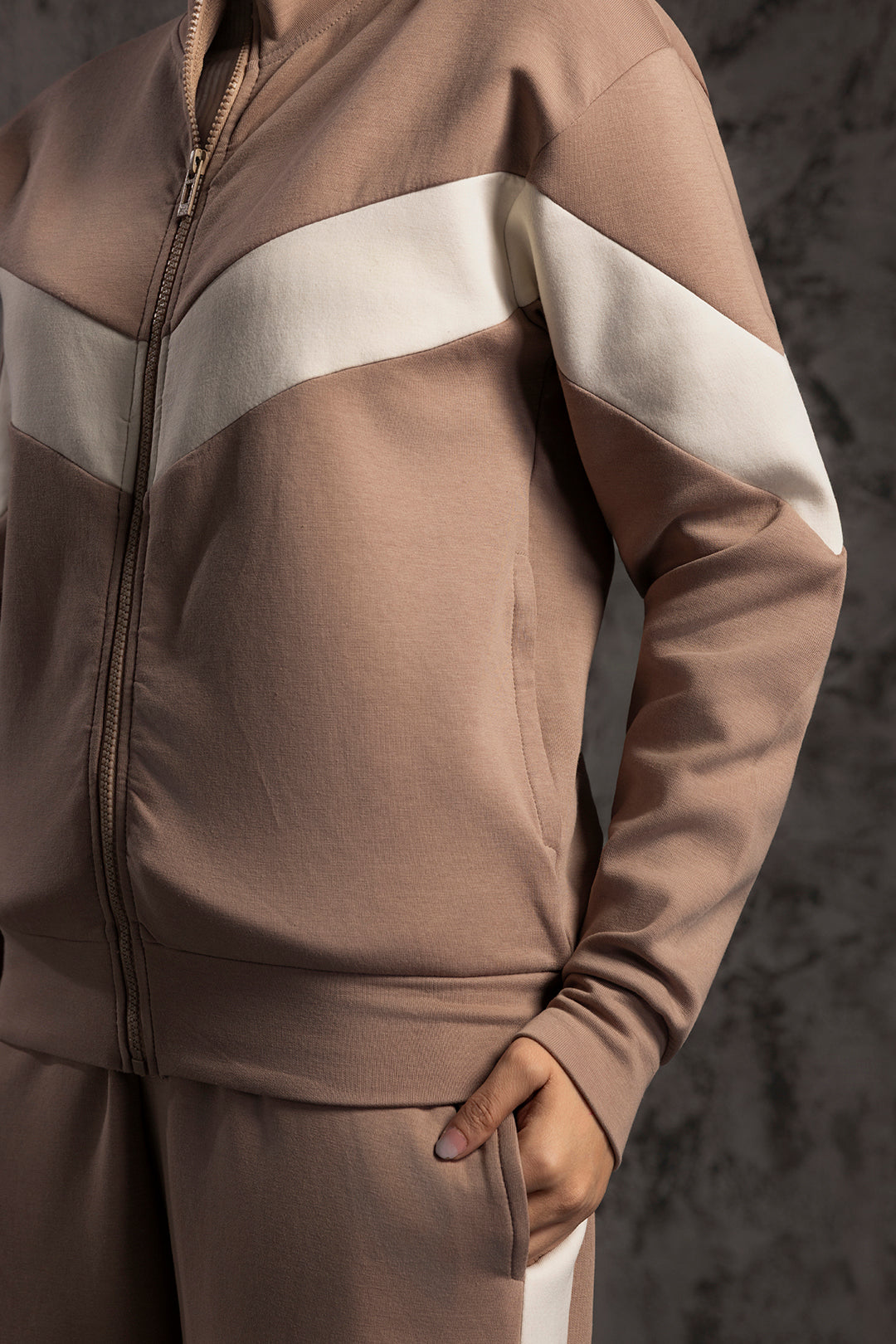 Scuba Interlock Co-Ord Set Shirt - 5001