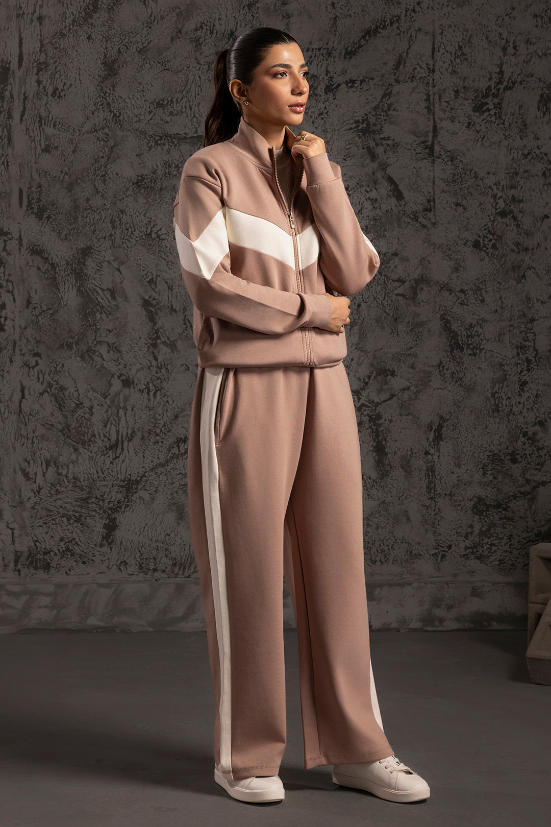 Scuba Interlock Co-Ord Set Shirt - 5001