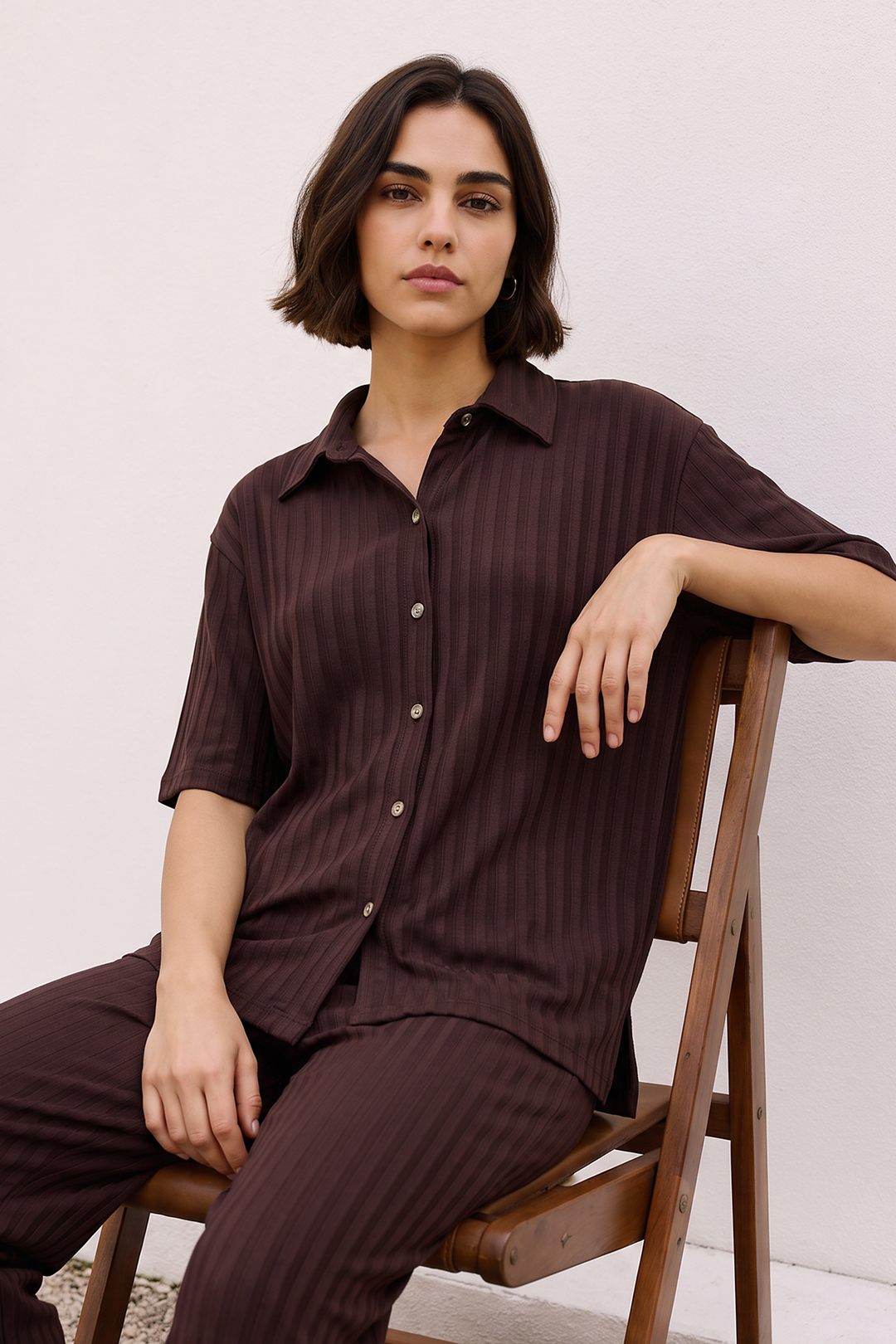Co-Ord Set Shirt - 6007