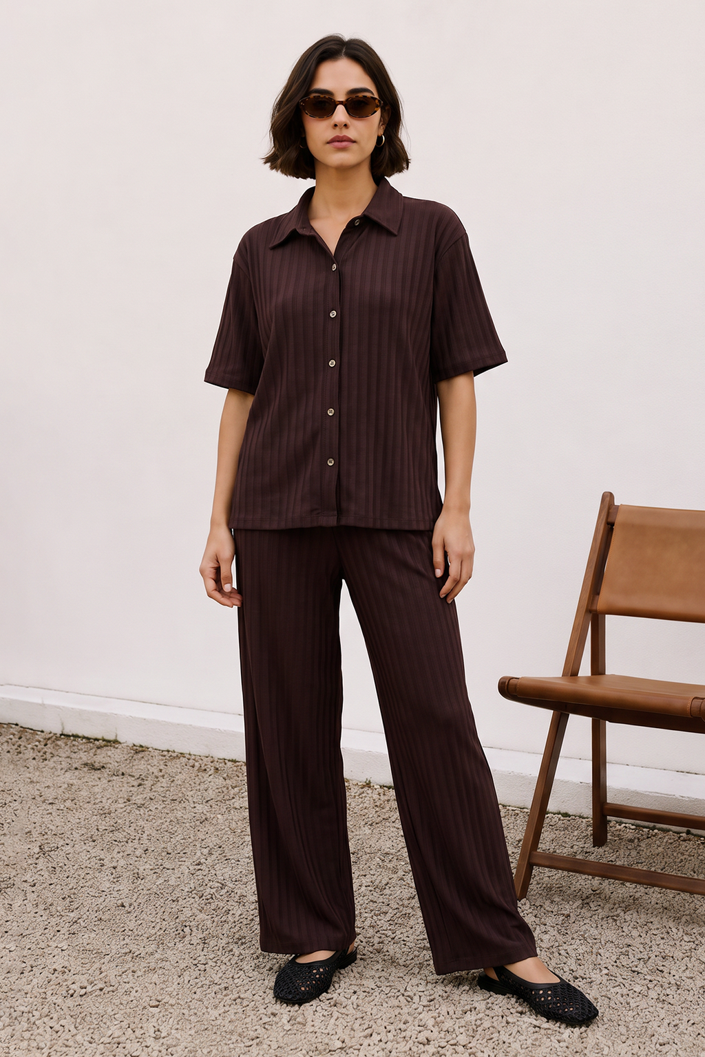 Co-Ord Set Shirt - 6007