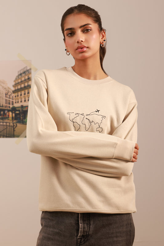 Graphic Sweat Shirt - 4003