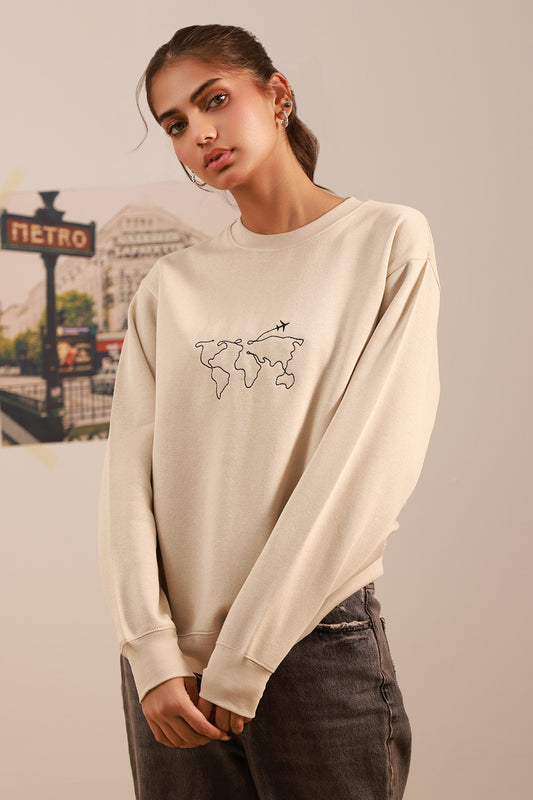 Graphic Sweat Shirt - 4003