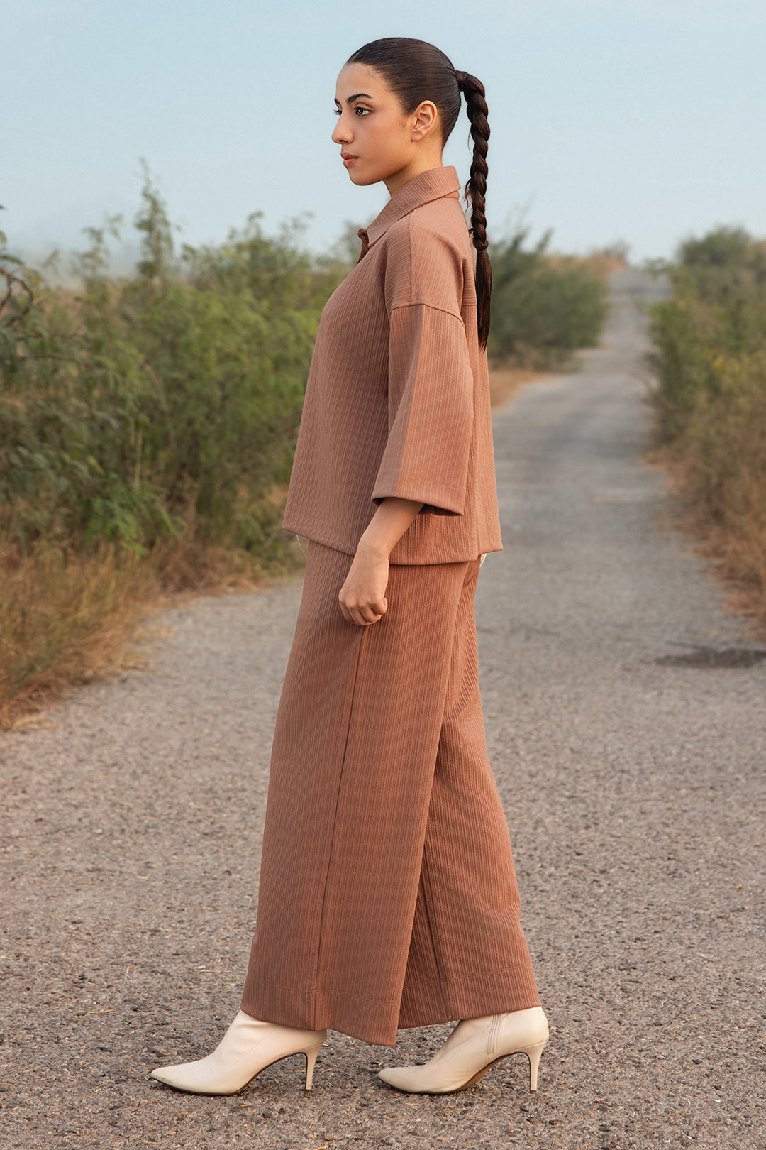 Seersucker Co-Ord Set Trouser - 5003