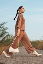 Seersucker Co-Ord Set Shirt - 5003