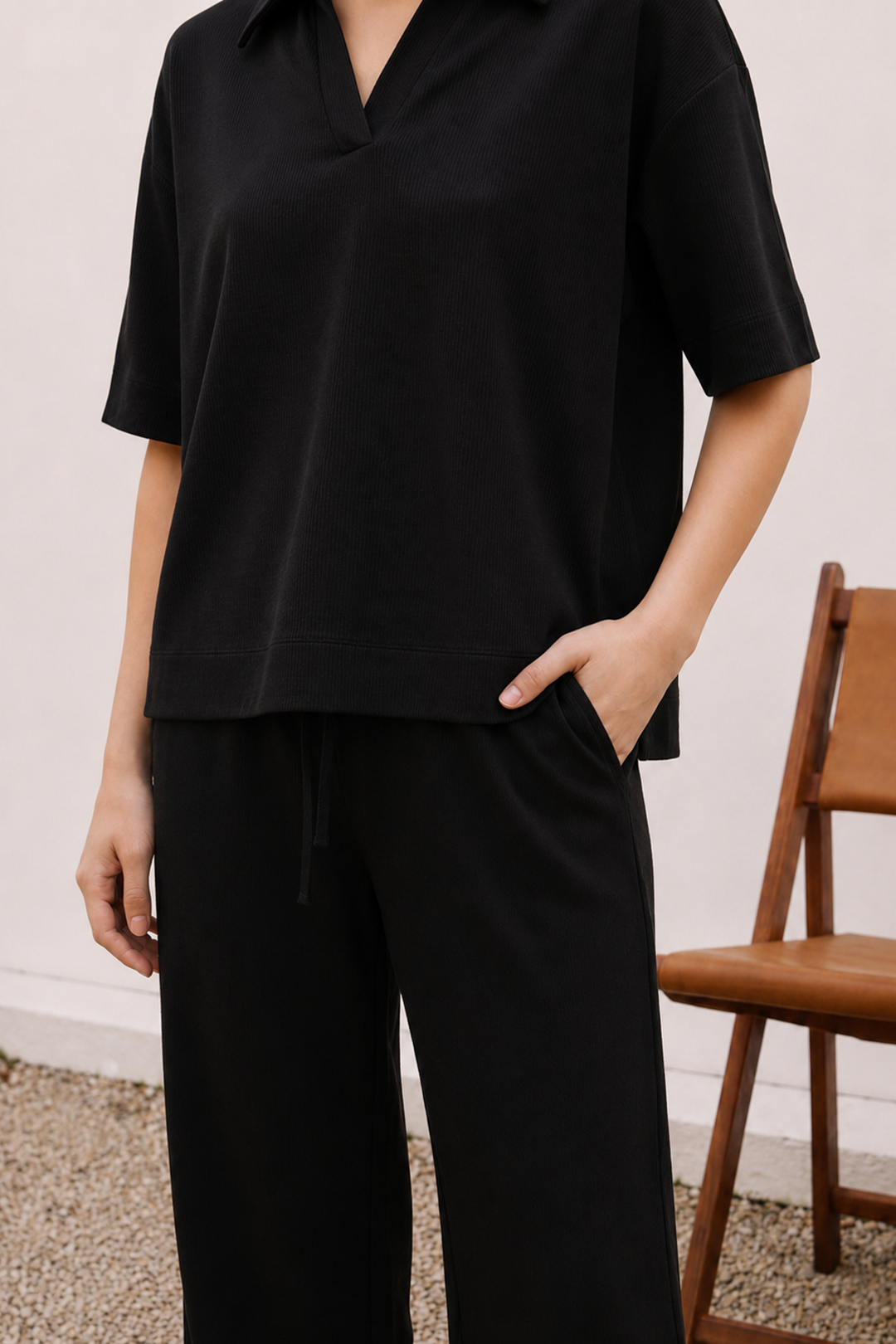 Seersucker Co-Ord Set Shirt - 6005