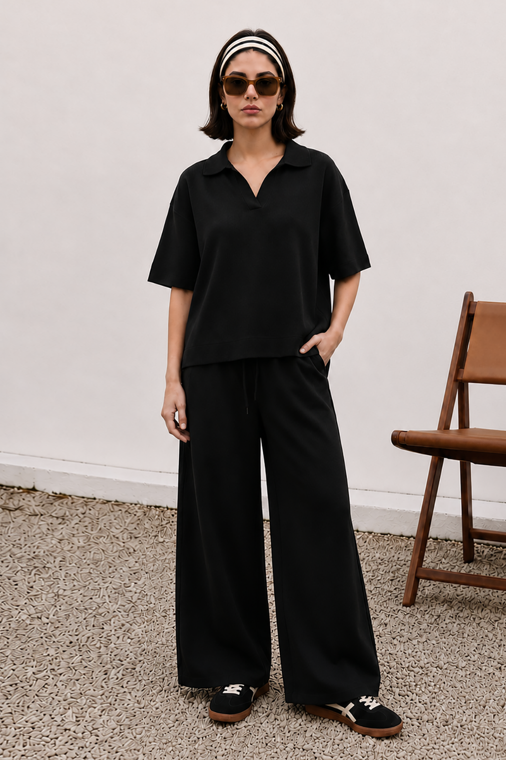 Seersucker Co-Ord Set Shirt - 6005