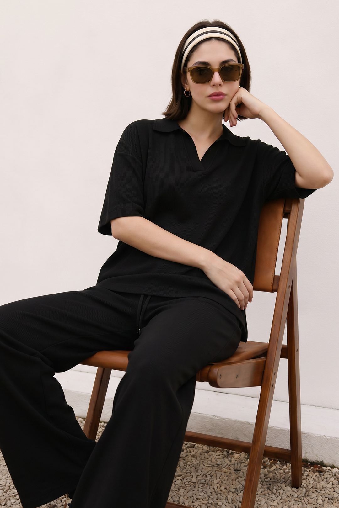 Seersucker Co-Ord Set Shirt - 6005