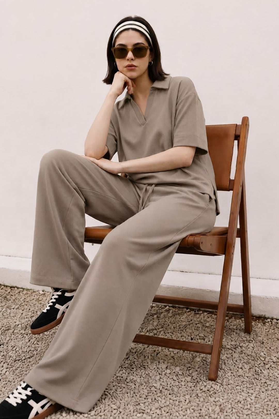 Seersucker Co-Ord Set Shirt - 6006