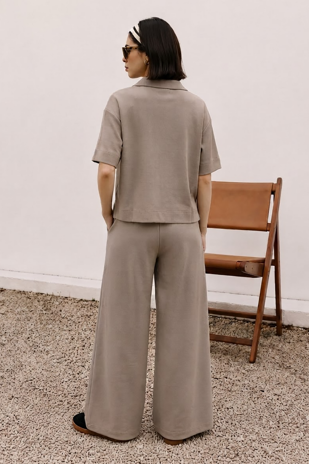 Seersucker Co-Ord Set Shirt - 6006