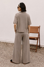 Seersucker Co-Ord Set Shirt - 6006