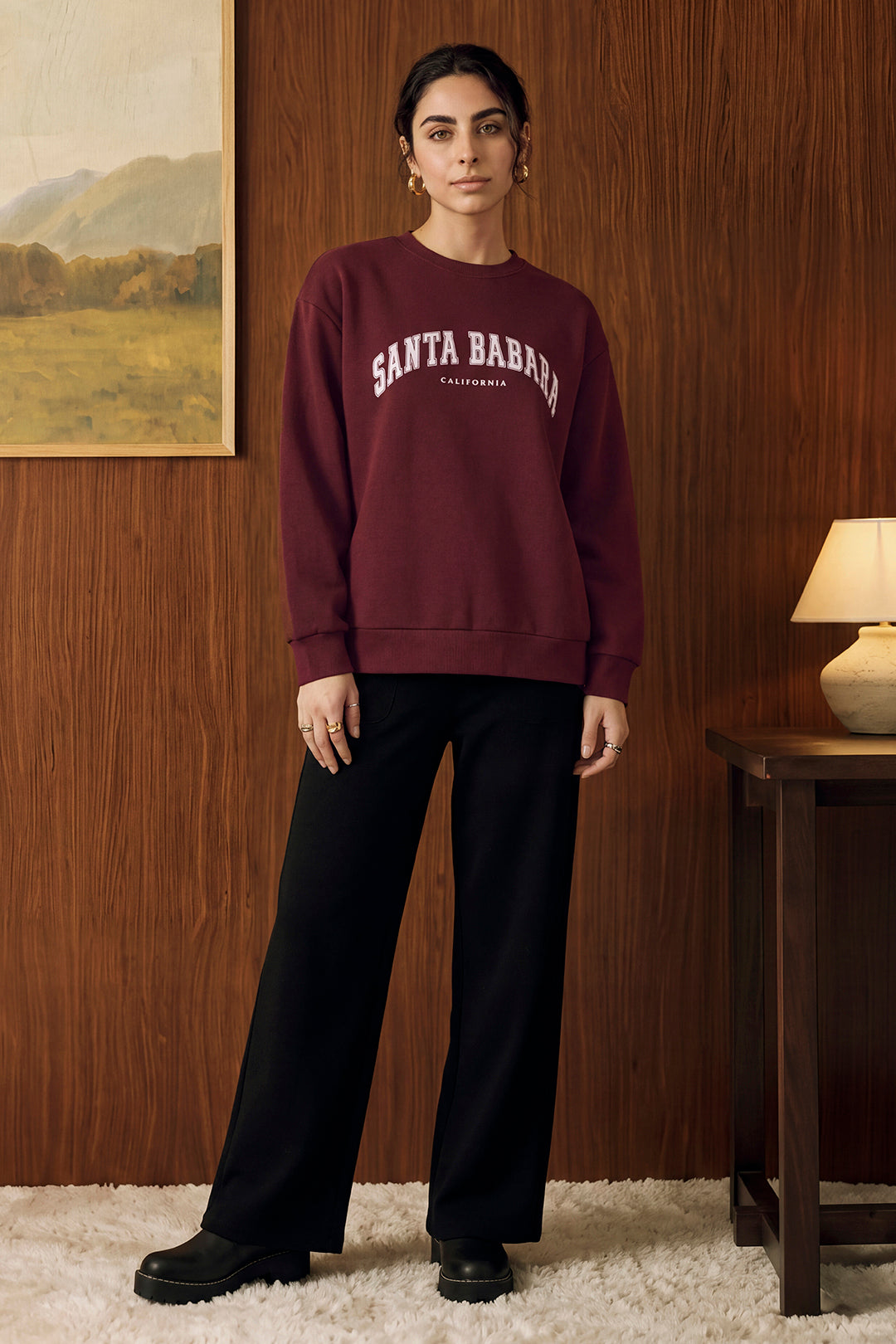 Relaxed fit Graphic Sweatshirt - 1103