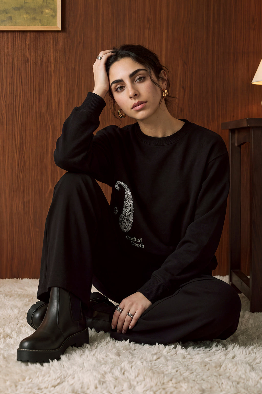 Relaxed fit Graphic Sweatshirt - 1105