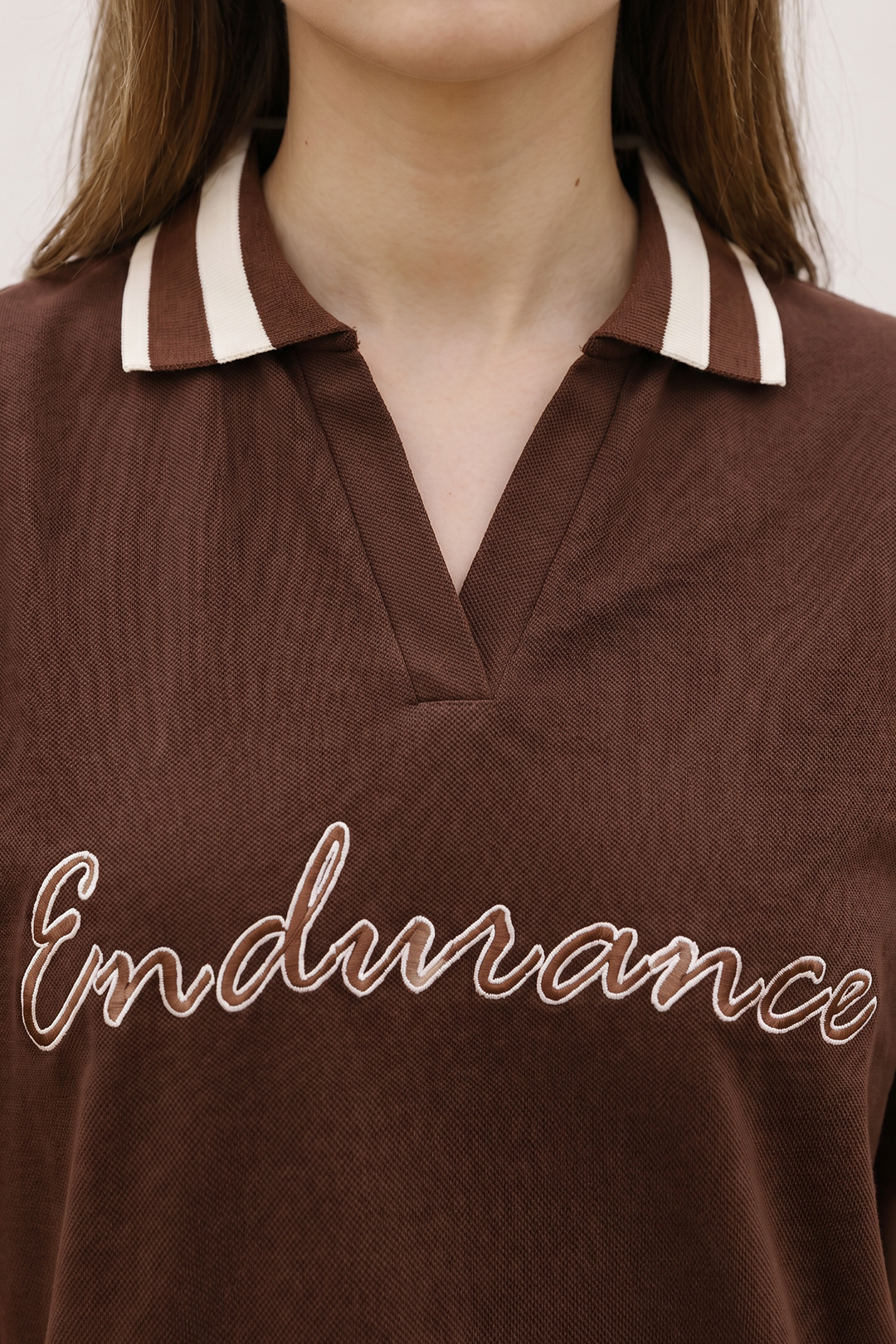 Embroidered Relaxed Fit Polo - 6513