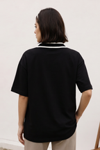 Embroidered Relaxed Fit Polo - 6514
