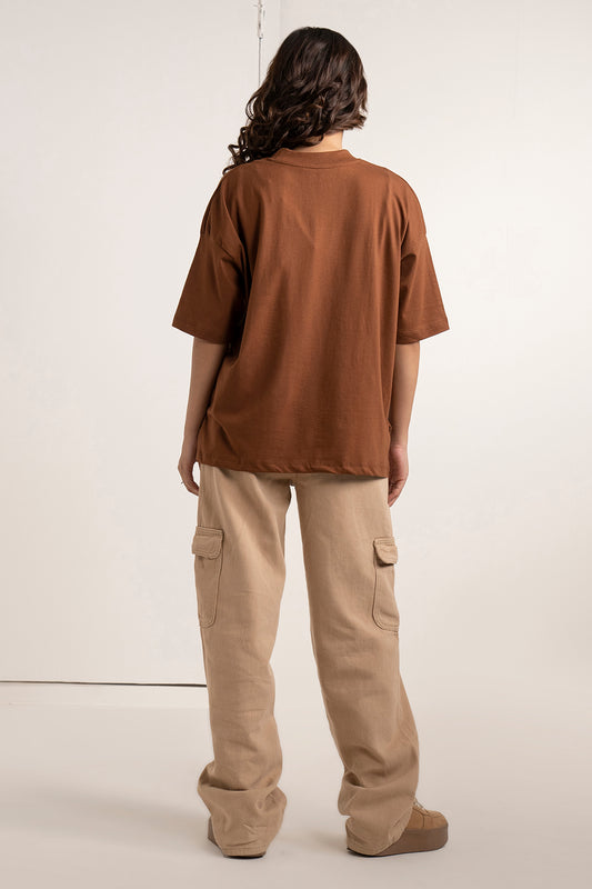Oversized Basic T-Shirt - 5014