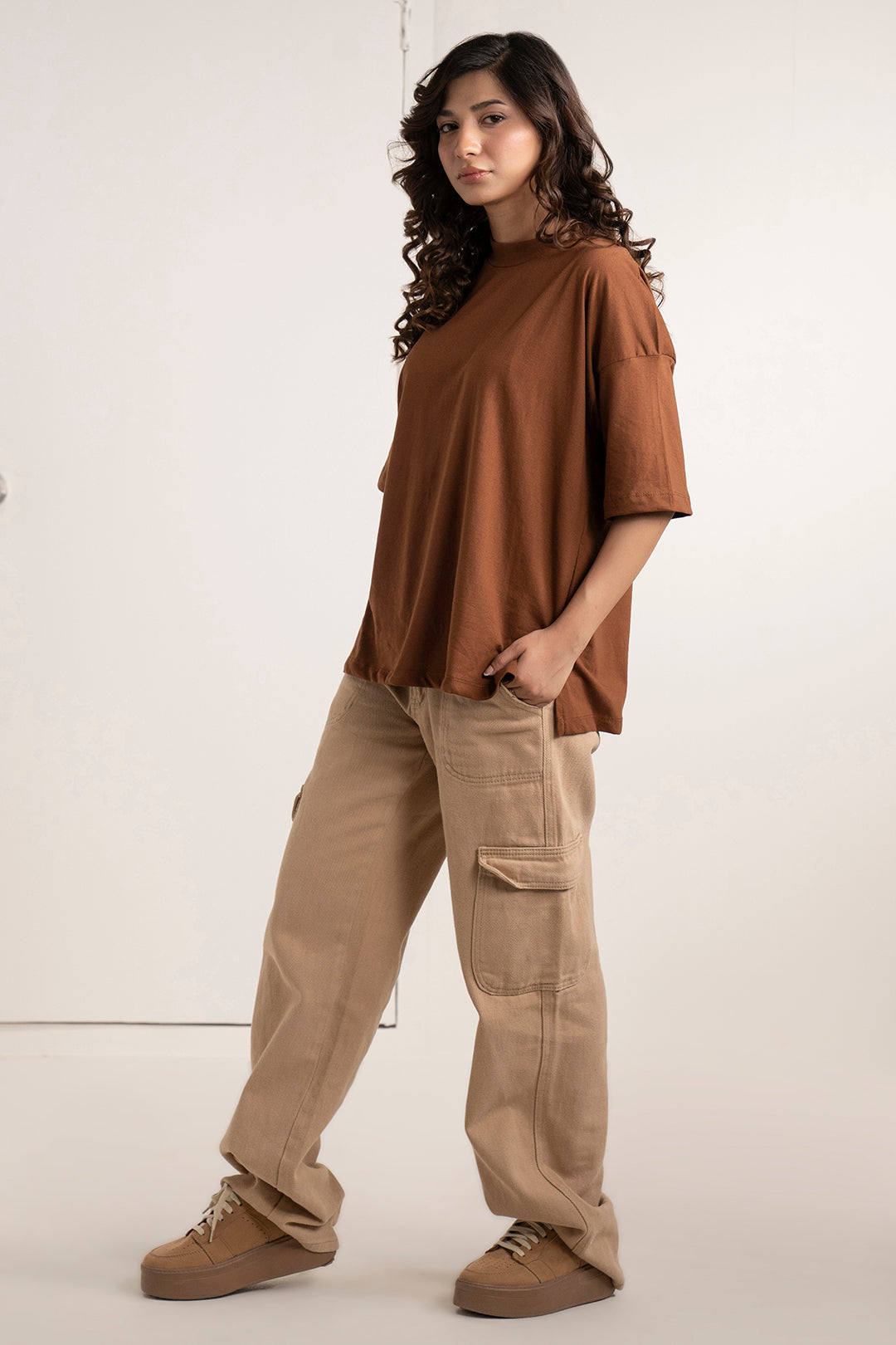 Oversized Basic T-Shirt - 5014