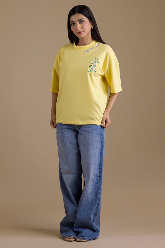 Oversized Graphic T-Shirt - 5076