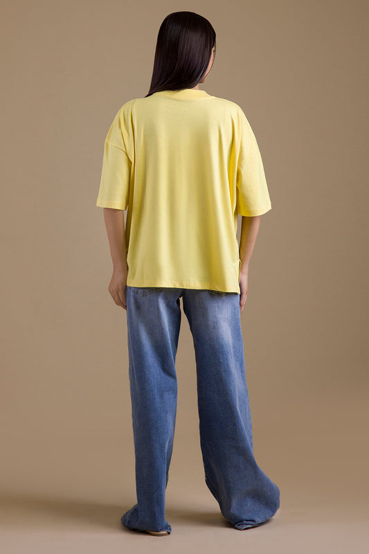 Oversized Graphic T-Shirt - 5076