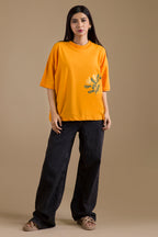Oversized Graphic T-Shirt - 5077