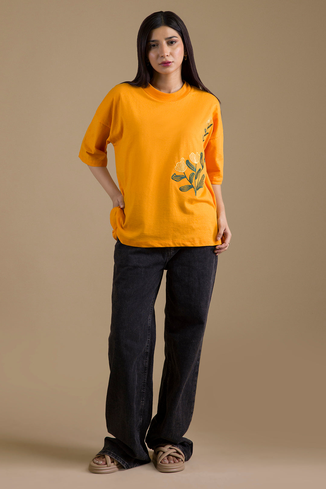 Oversized Graphic T-Shirt - 5077