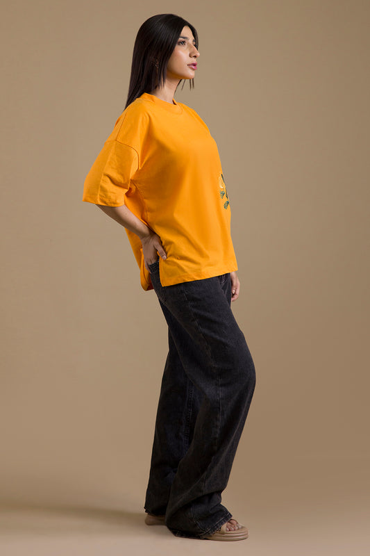 Oversized Graphic T-Shirt - 5077