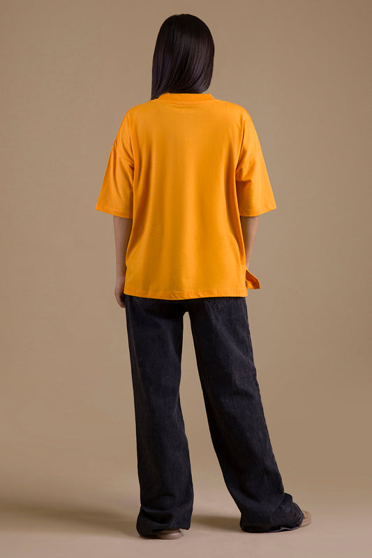 Oversized Graphic T-Shirt - 5077