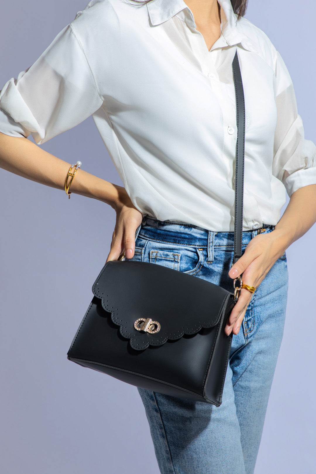 Cross-Body Bag - E077|Black