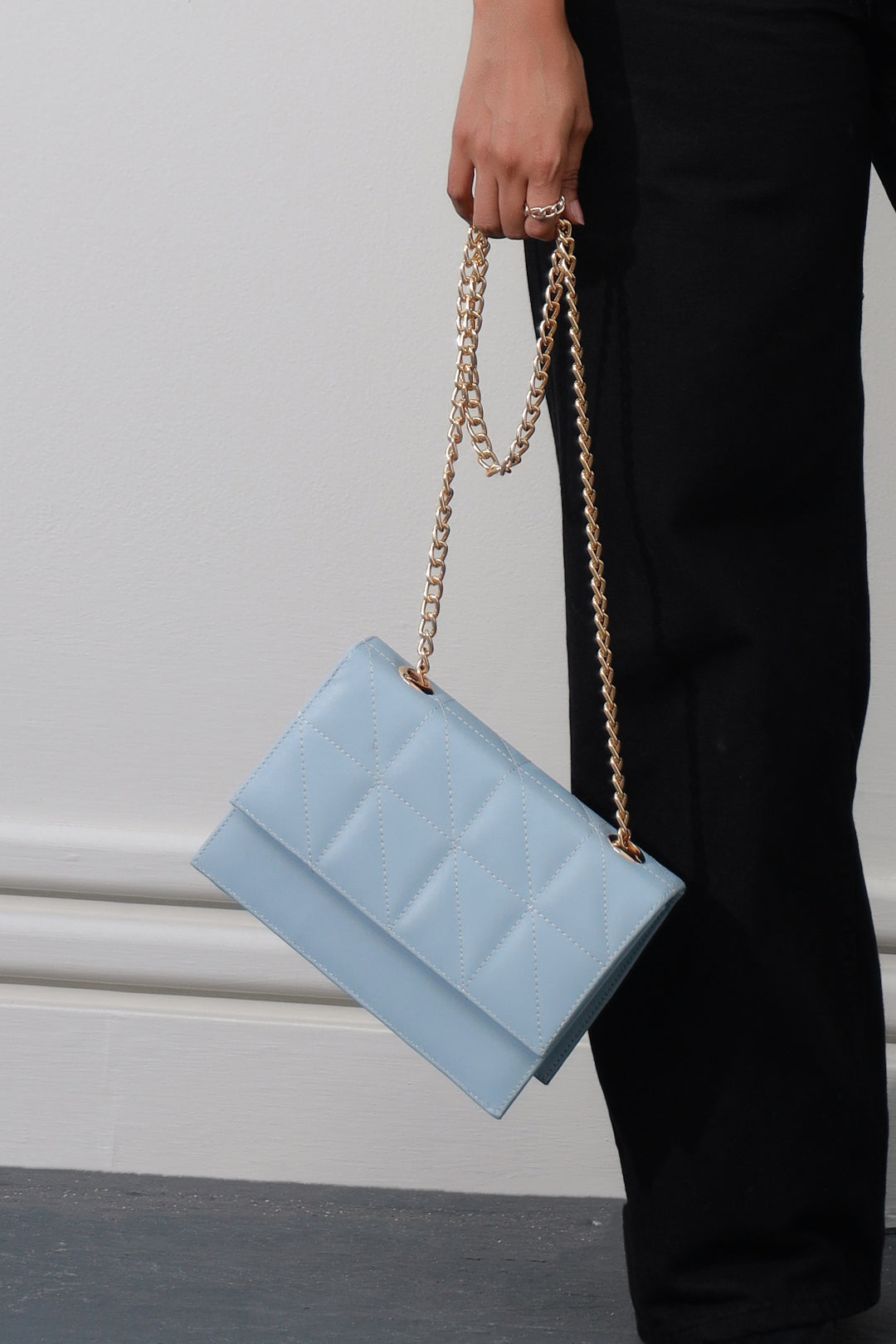 Cross-Body Bags - E165 - Sky Blue