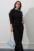 Cross-Body Bags - E165 - Sky Blue