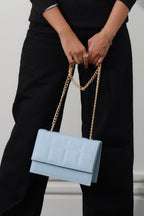 Cross-Body Bags - E165 - Sky Blue