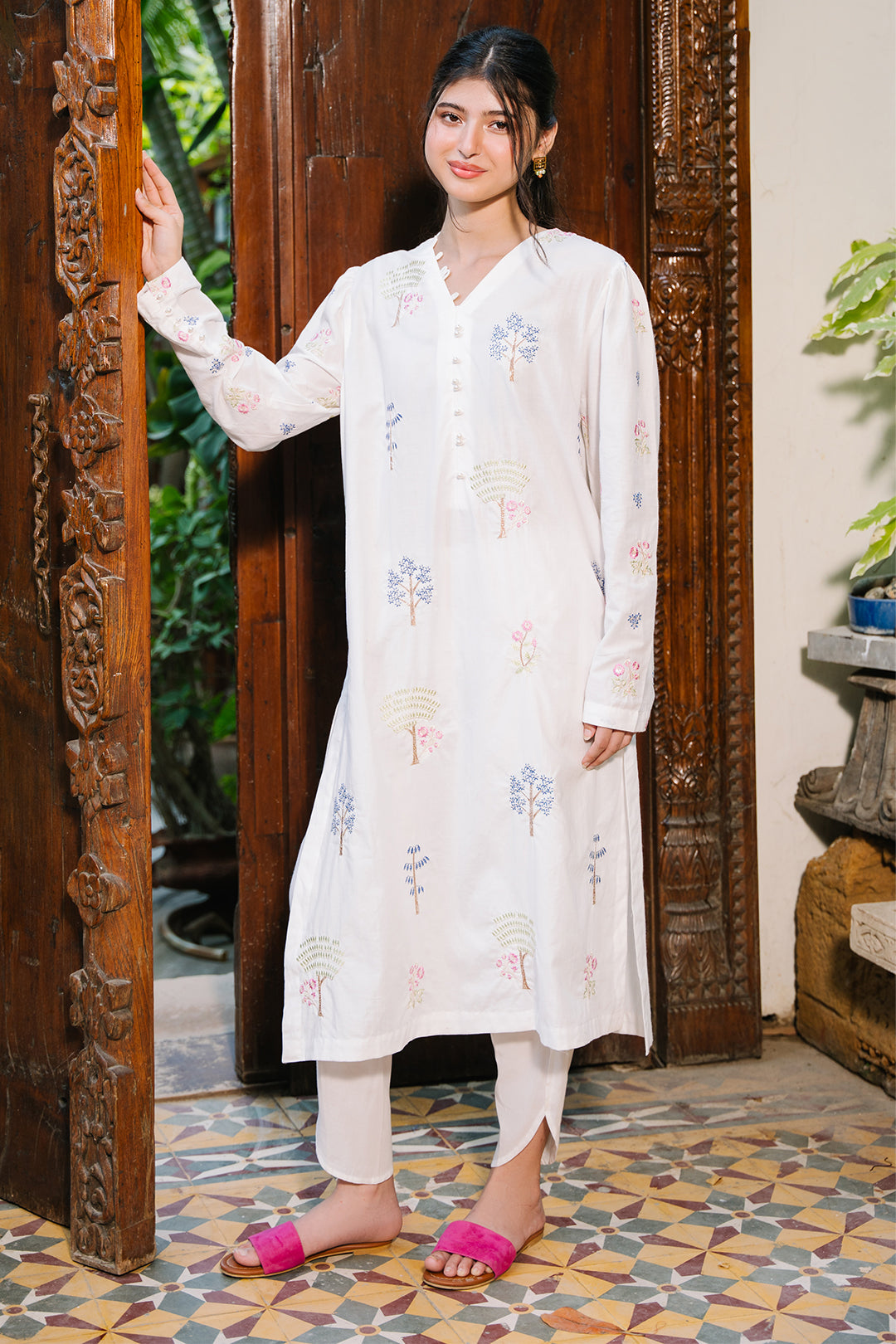 Embroidered Kurta - 2015