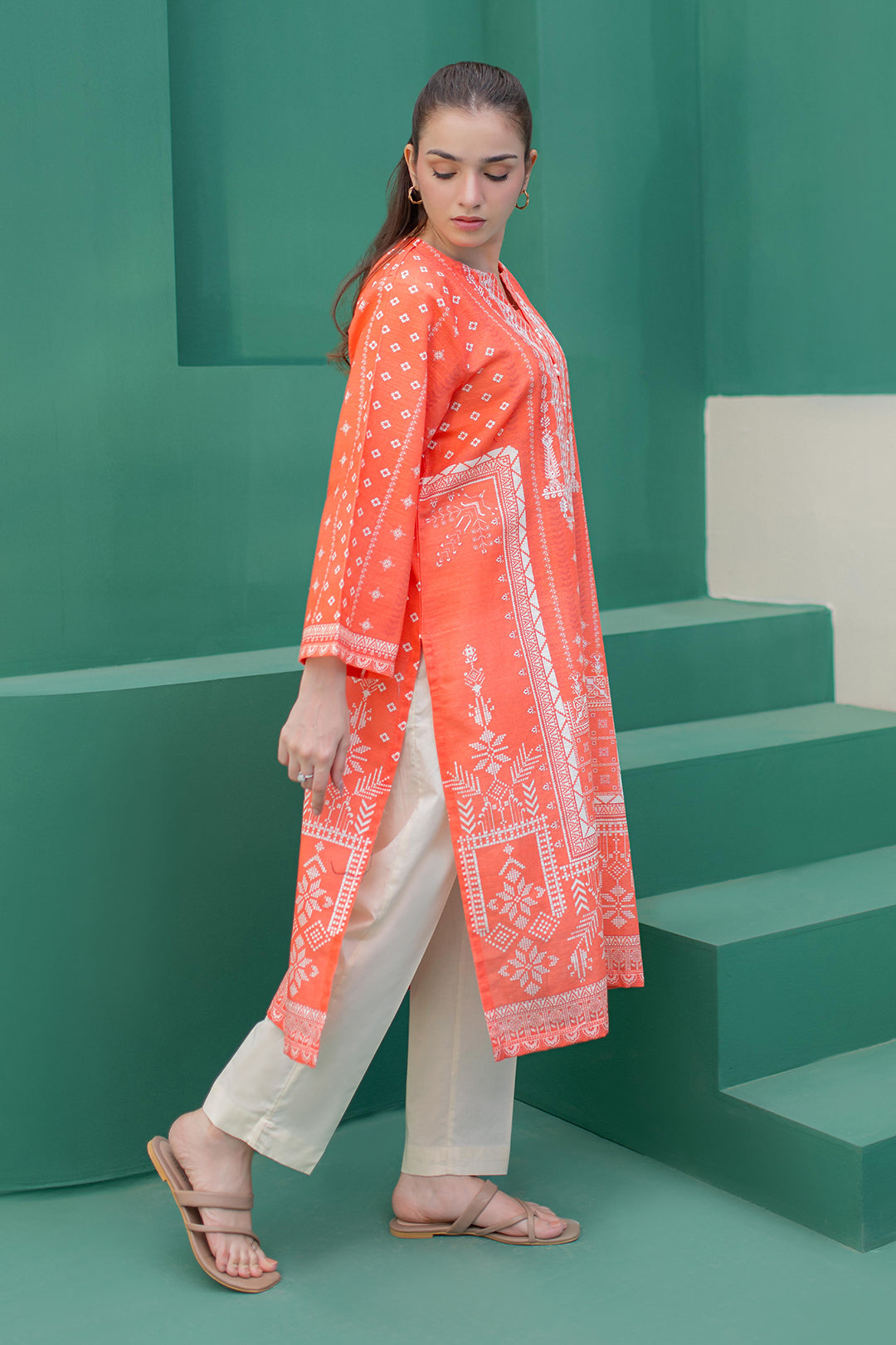 Embroidered Kurta - 2970