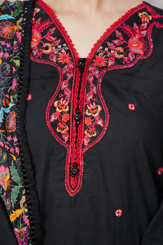 Embroidered Shirt Shalwar Dupatta - 0084