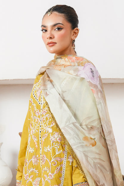 Embroidered Shirt Shalwar Dupatta - 0156