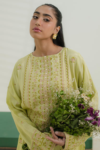 Embroidered Kurta - 3124