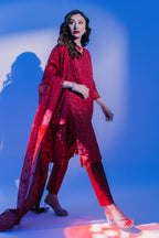 Embroidered Kurta Dupatta Trouser - 3225