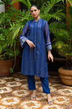Embroidered Kurta Trouser - 3236