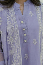 Embroidered Kurta Dupatta Trouser - 3237